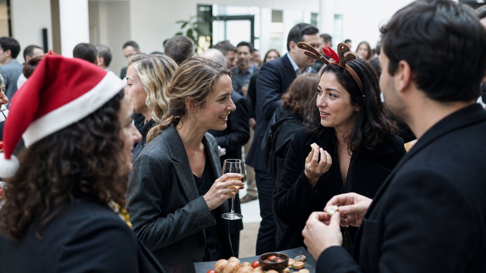 Salariés et enfants réunis pour la fête de fin d'année organisée par le comité